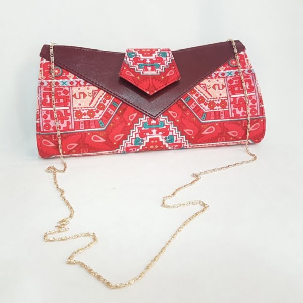 PERSIAN CARPET CLUTCH BAG