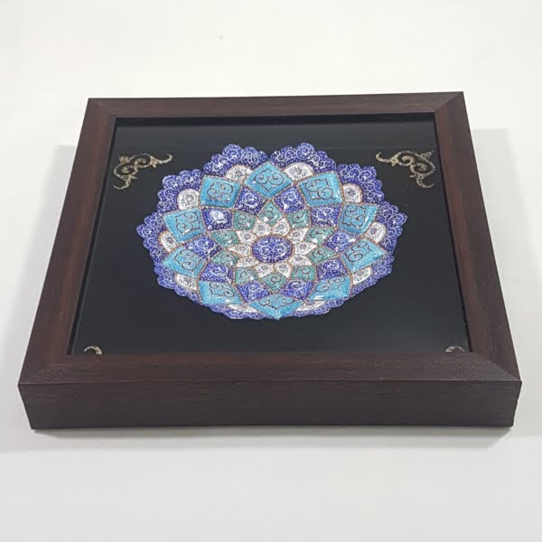 FRAMED MINAKARI PLATE, 30CM