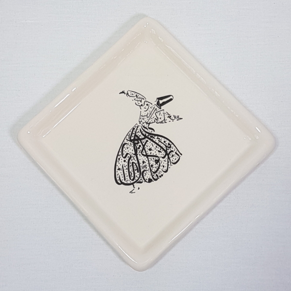 Calligraphy Tea Plate