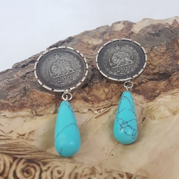 VINTAGE PERSIAN COIN EARRINGS