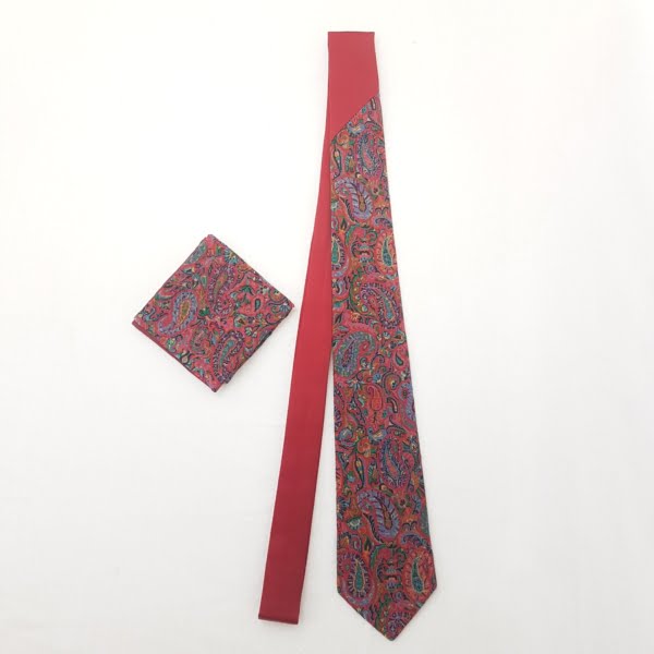 RED, TERMEH TIE & POCKET SQUARE