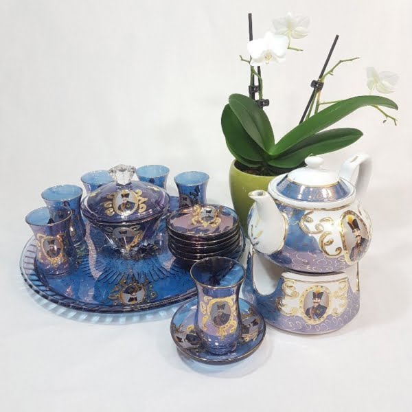 Lazuli Teacup and Saucer Set