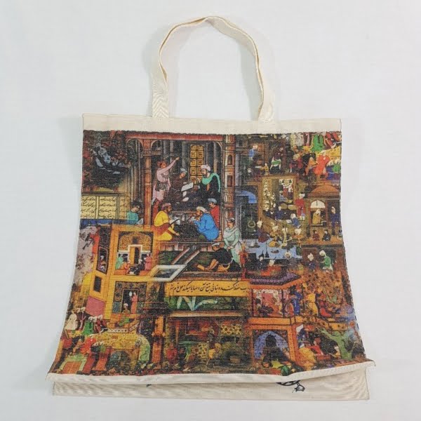 MINIATURE ART SHOPPING BAG 60x 45cm