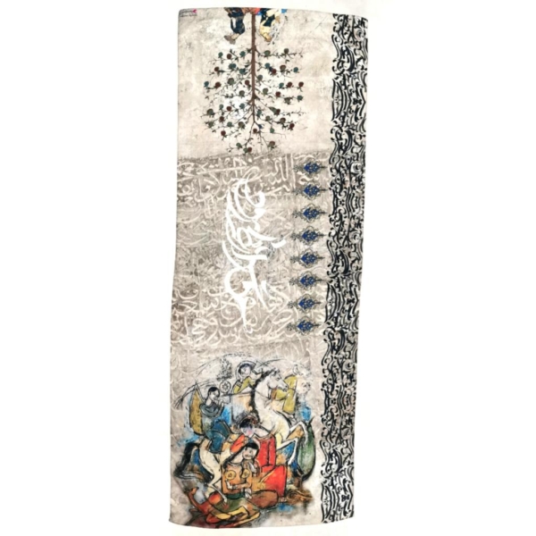 Shahnameh Mashgh Scarf, 180 x 70cm