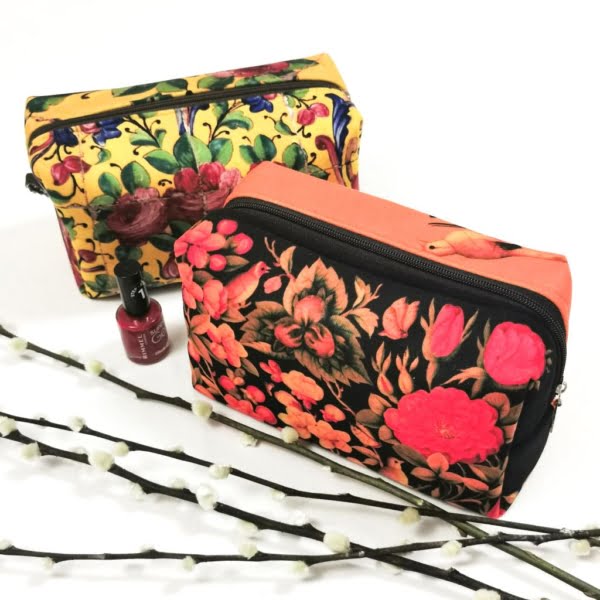 FLORAL PALACE MAKEUP BAG