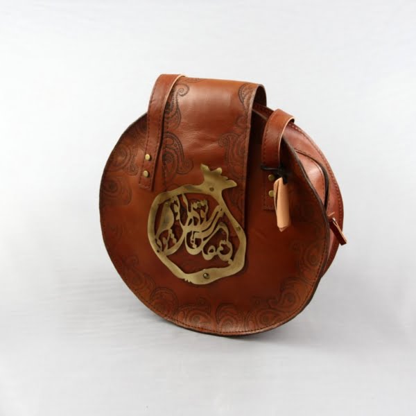 Pomegranate Leather Bag