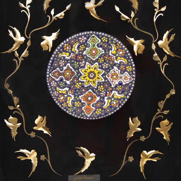 Persian Paradise Wall Art , 24k Gold Plated