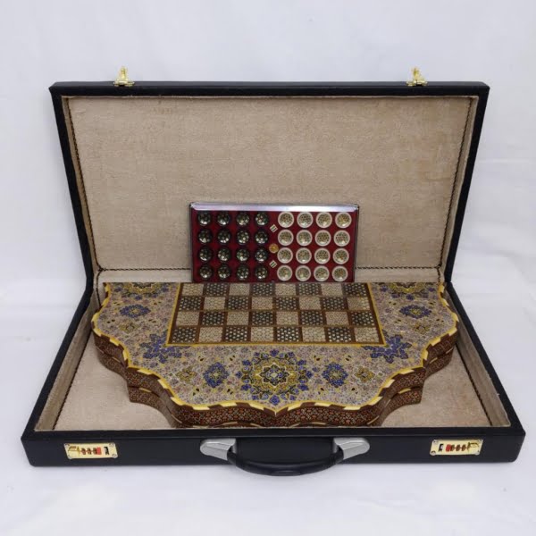 Luxury Star Khatam Backgammon and Chess Set – Tazhib