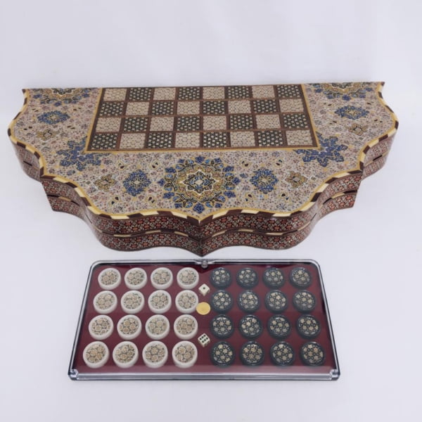 Luxury Star Khatam Backgammon and Chess Set – Tazhib