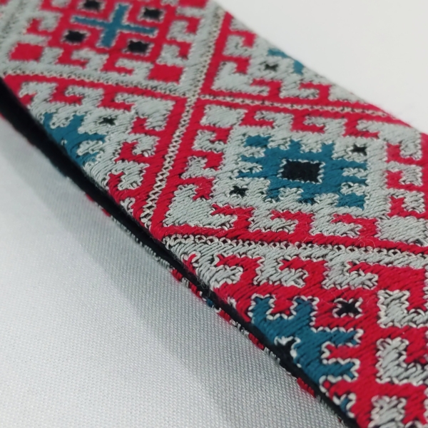 Red Baluchi Needlework Tie