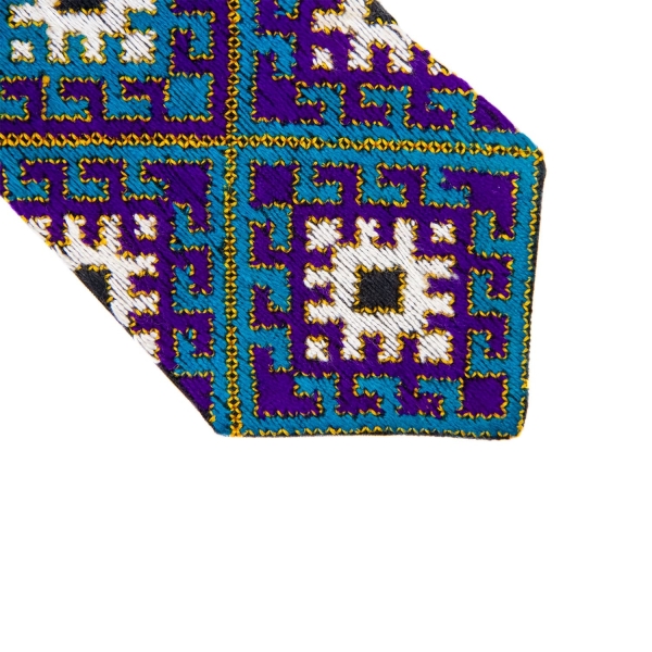 Blue Baluchi Needlework Tie