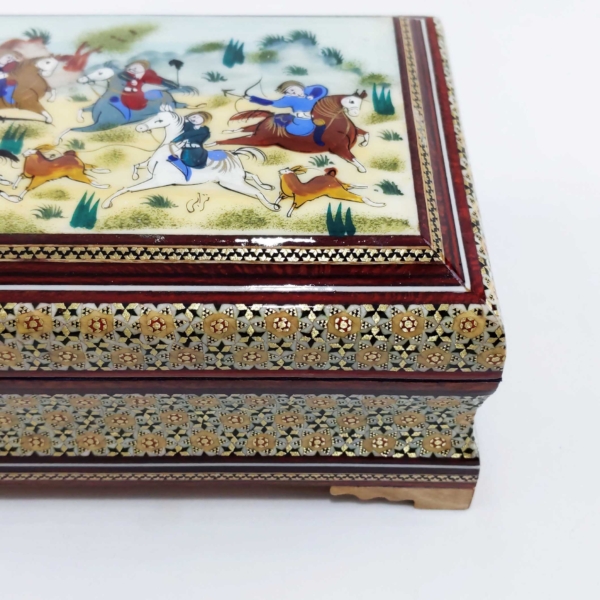 Chovgan Khatam Kari Jewellery Boxes