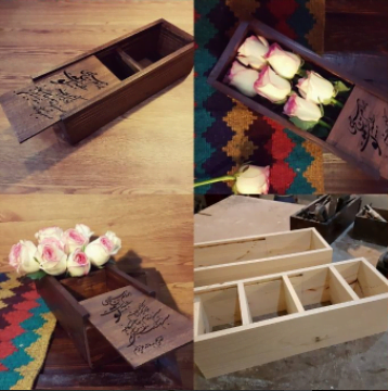 Calligraphy Gift and Flower Box
