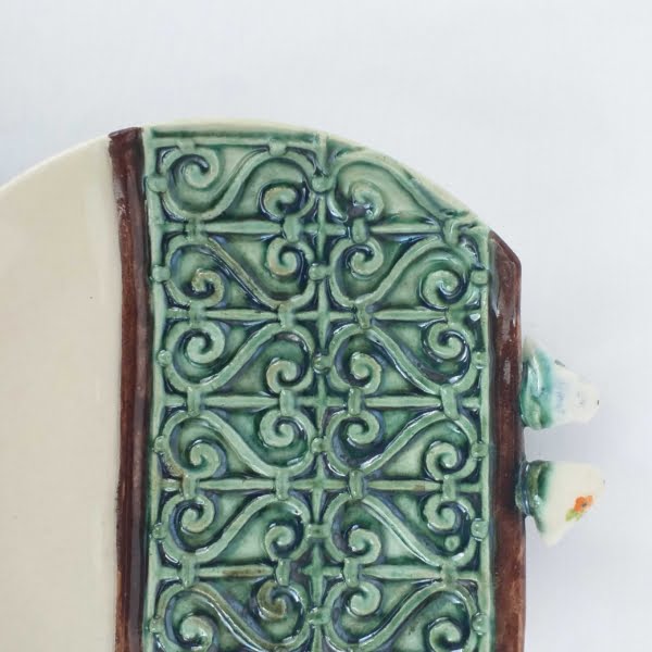 Wrought Iron Ceramic Wall Plates