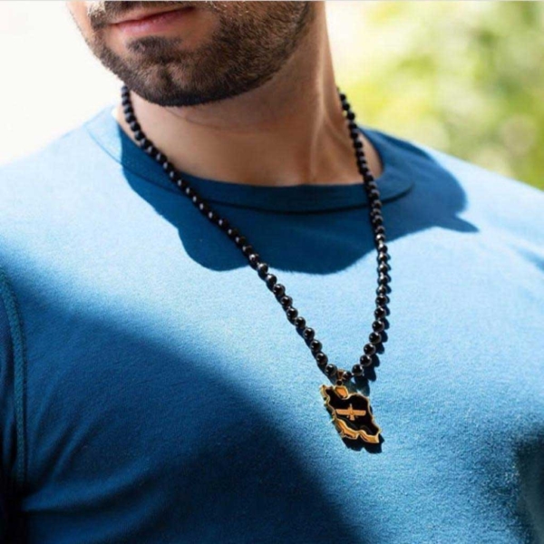 24k Farvahar Iran Necklace