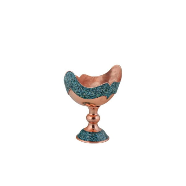 Firoozeh Koobi Turquoise on Copper Candy Dish 25cm