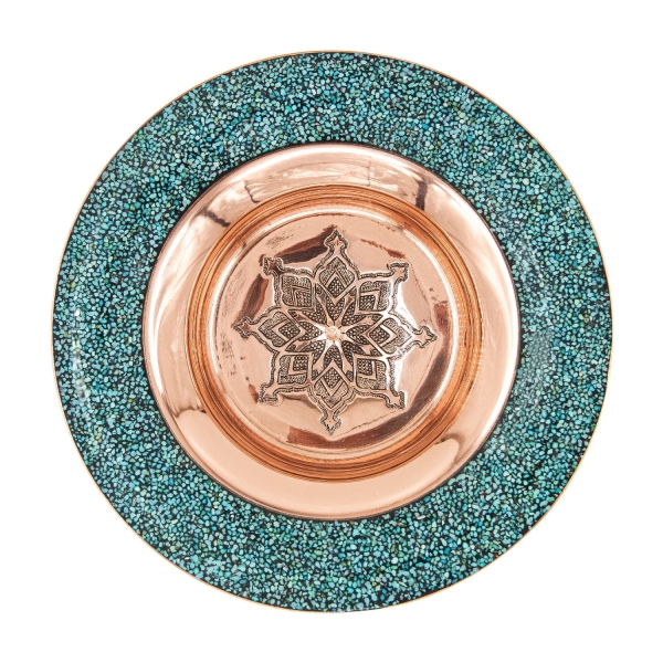 Firoozeh Koobi Turquoise on Copper Haft Seen Set