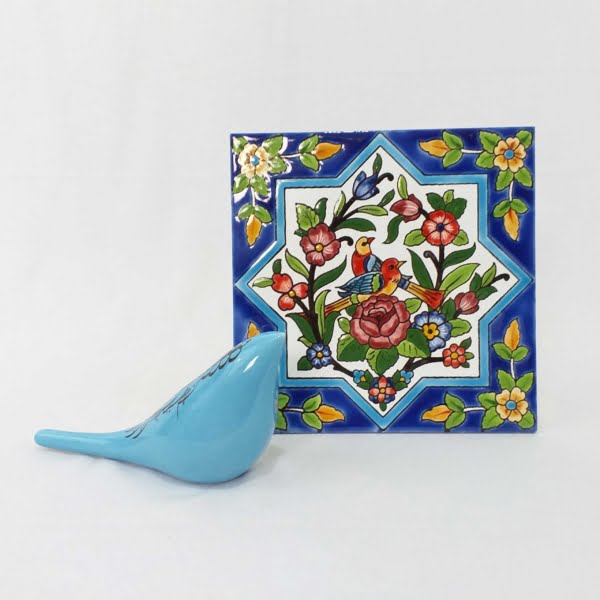 Flower and Bird Design Tiles