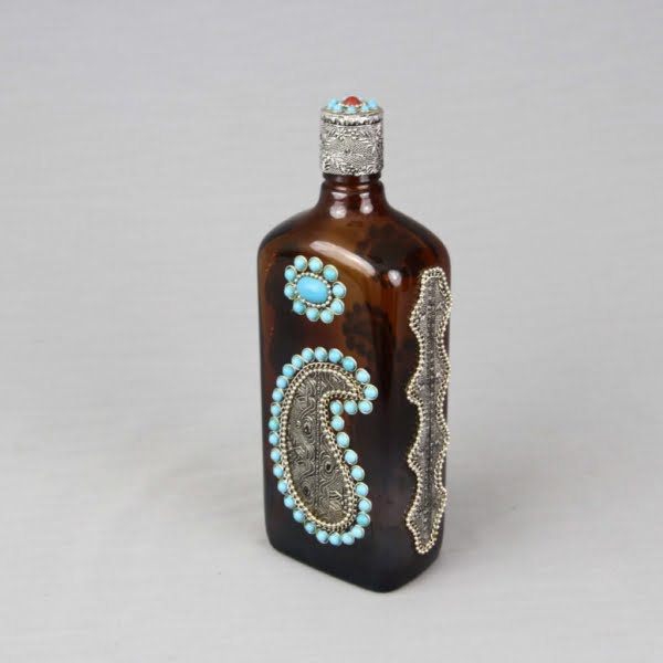 Hand Decorated Bottle