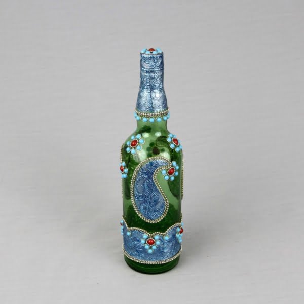 Hand Decorated Bottle