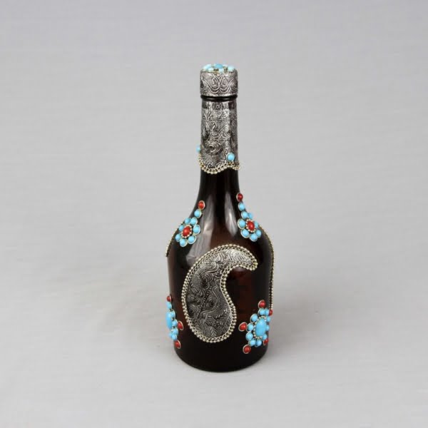 Hand Decorated Bottle