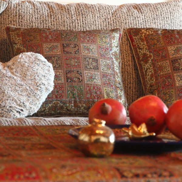 Luxury Persian Termeh Cushion Cover