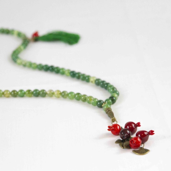 GREEN YALDA NECKLACE