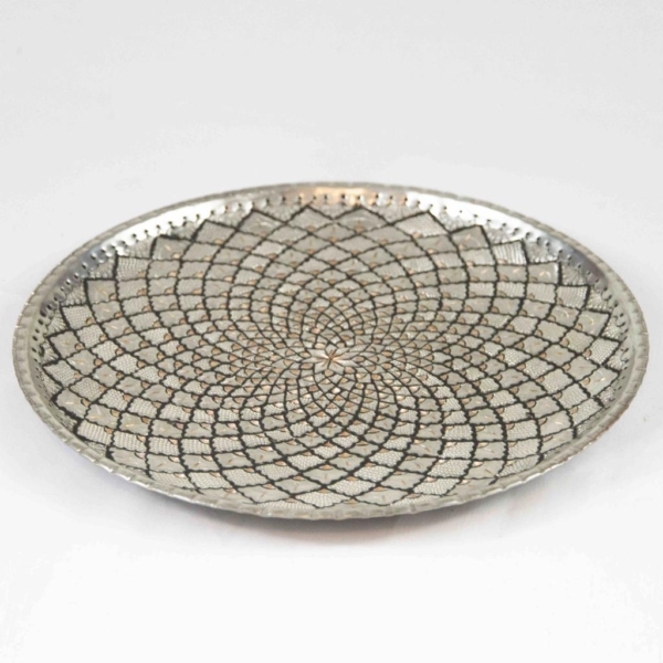 Ghalam Zani Rosette Plate 30cm