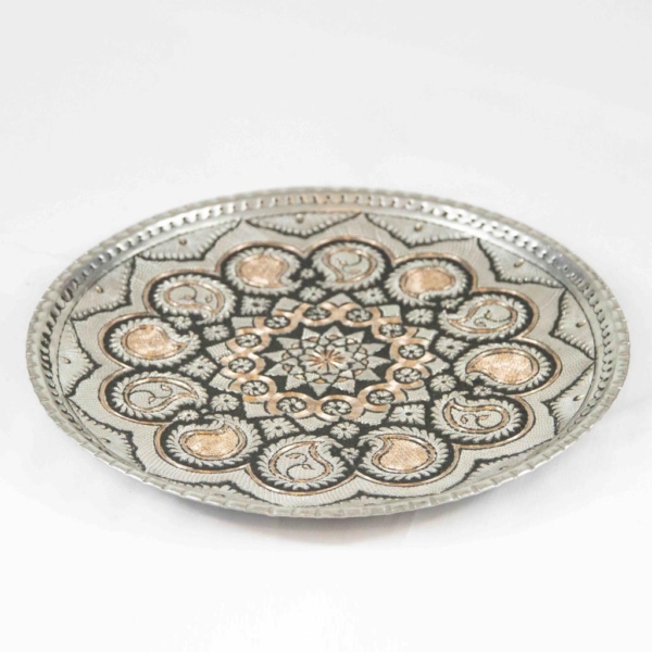 Ghalam Zani Paisley Plate 30cm