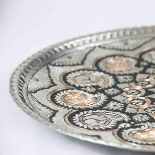 Ghalam Zani Paisley Plate 30cm