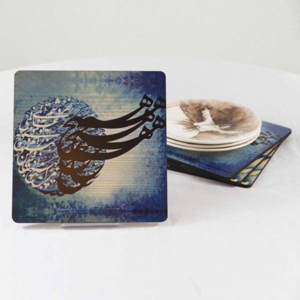 Nothing Plate Coasters Set of 4