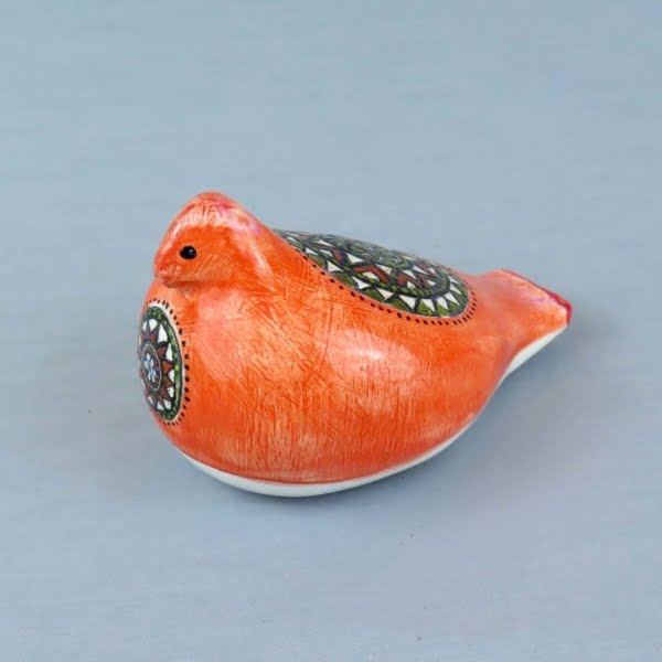 Hand Painted Ceramic Birds