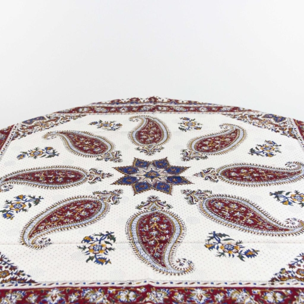 Square Ghalamkari Tablecloth 1 x 1m