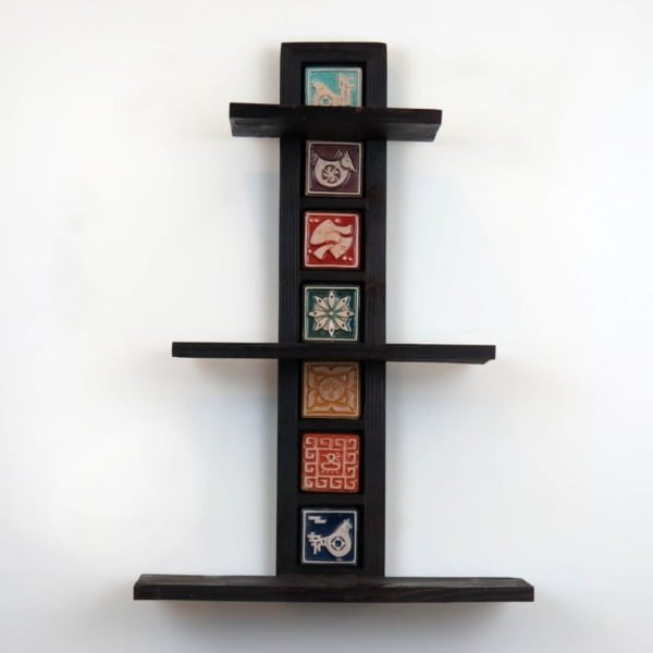 Wall Decorative Shelves, 7 Tiles