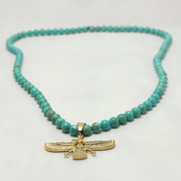 TURQUOISE FARVAHAR NECKLACE