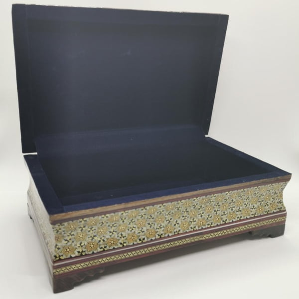 Large Khatam Jewellery Box, 22 x 14cm