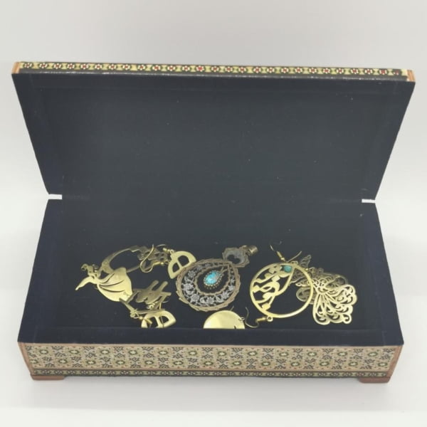 Khatam Jewelry Box, 21cm