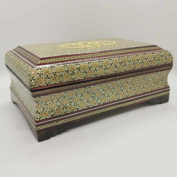 Large Khatam Jewellery Box, 22 x 14cm