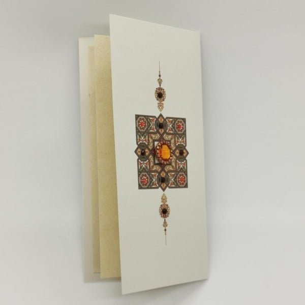 Amber Jewel Card