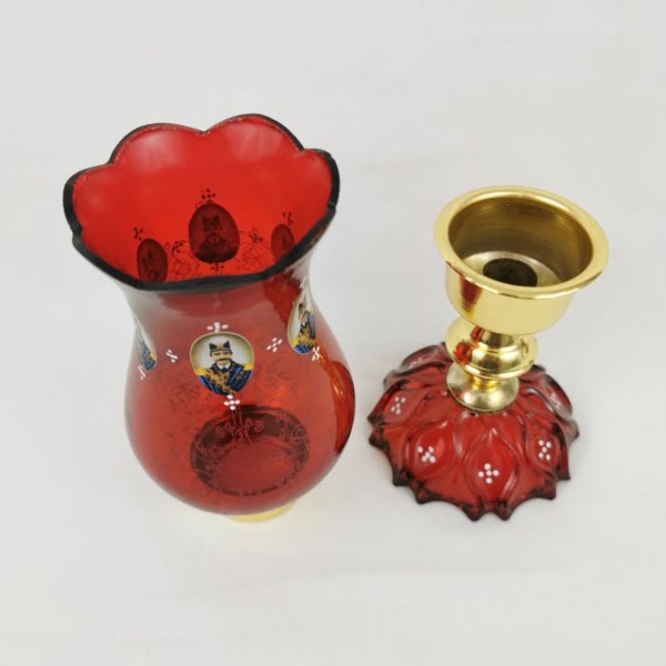 Shah Abbas Candle Holder, 30cm