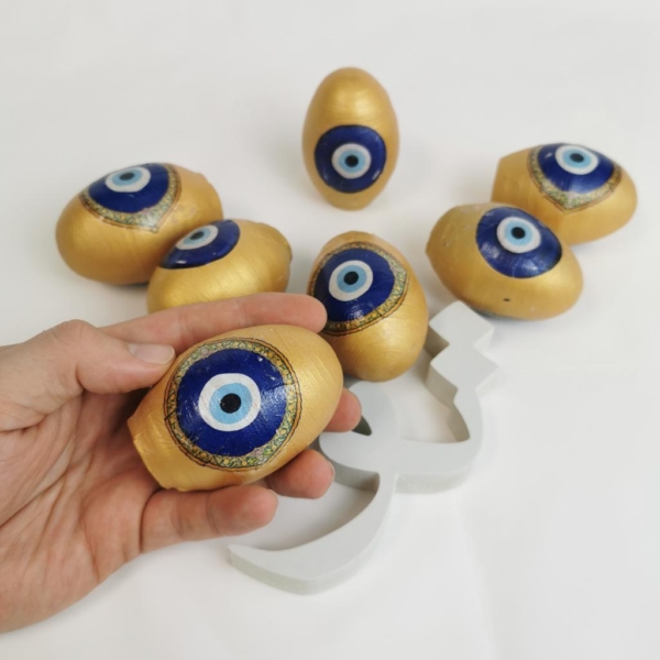 Ceramic Evil Eye Egg