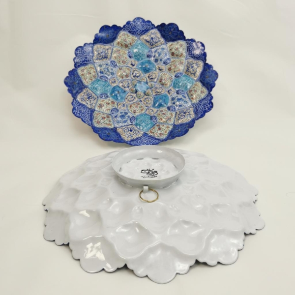 Minakari Enamel Wall Hanging Plate 25cm