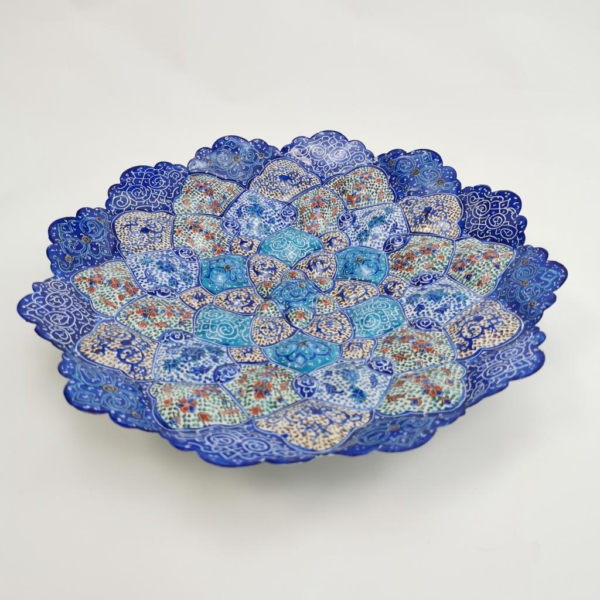 Minakari Enamel Wall Hanging Plate 25cm