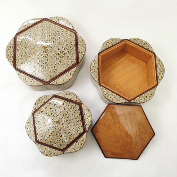 Khatam Bonbon Dish, Jewelry Box