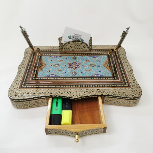 Khatam Tazhib Desk Set