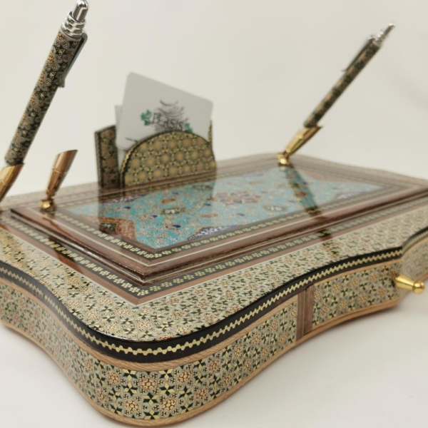 Khatam Tazhib Desk Set