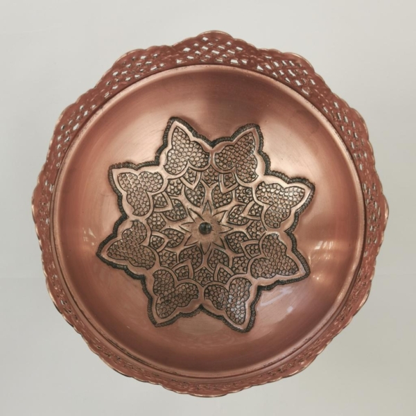 Painting on Copper Candy Dish