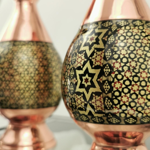 Khatam on Copper Vase Gift Set