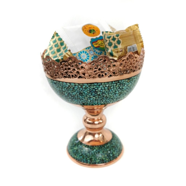 Firoozeh Koobi Turquoise on Copper Candy Dish