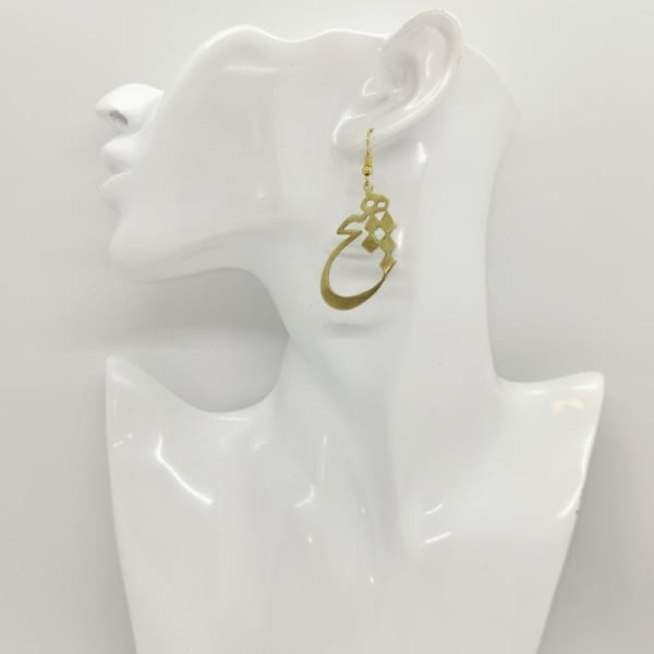 HICH CALLIGRAPHY EARRINGS